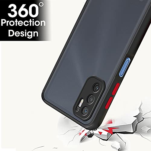 TheGiftKart-Translucent-Hybrid-Redmi-Note-10T-5G-Back-Case-Cover-Smoked-Matte-Back-360-Degree-Protection-Protective-Hard-Back-Case-Cover-for-Redmi-Note-10T-5G-Black-Bumper TheGiftKart Translucent Hybrid Redmi Note 10T 5G Back Case Cover | Smoked Matte Back | 360 Degree Protection…