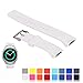 Ysang for Samsung Gear S2 SM-R720/R730 Watch Replacement Band Accessory Small/Large Size Soft Silicone Wristband Strap Smartwatch Sport Band Fit for Samsung Galaxy Gear S2 SM-720/SM-730 Smartwatch