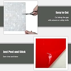 KASARO Peel and Stick Backsplash Shell