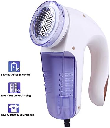 FUZADEL Electric Lint Fluff Remover Sweater Fabrics Fuzz Shaver Portable Blanket Bed Sheet Lint Removal Machine 1512CM