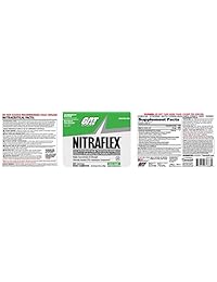 GAT Clínicamente probado Nitraflex, Testosterone mejora Pre entrenamiento Pack de dos 30 Servings...