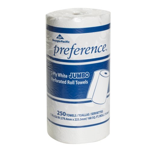 Georgia Pacific Professional 27700 Perforated Paper Towel, 8 4/5 x 11, White, 250 Per Roll (Case of 12 Rolls)