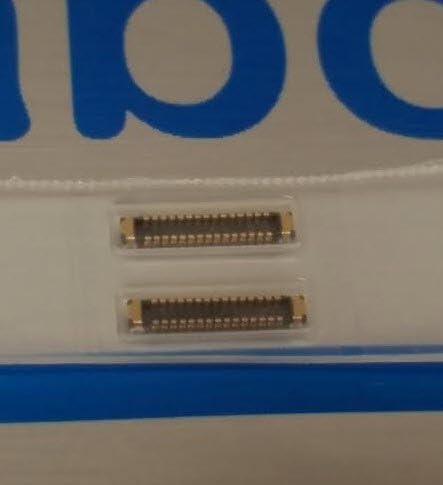 abc01-H16032807, x2 FPC Connector for iPhone 6 4.7" LCD Screen Flex Cable (with abc01 depot replacement option)