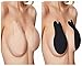 2020 Updated Lift Nipple Covers Self Adhesive Strapless Backless Bras, Invisible Push Up for Women(2 Pairs) (Beige and Black)