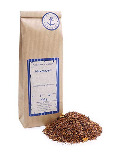 Rotbuschtee lose Rooibos-Tee Dünenfeuer® Zimt, Orangen, Nelken Rooibos Tee Südafrika 500g