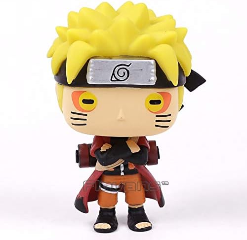 Grocoto Action & Toy Figures - Naruto Shippuden Uzumaki Naruto (Sage Mode) 185 / (Six Path) 186 Vinyl Figure Toy Car Home Decoration Doll 1 PCs