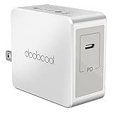 dodocool USB C Charger 30W USB Type-C Wall Charger with Power Delivery Foldable Plug for Apple New MacBook, Chromebook Pixel, Nexus Pixel/5X and More
