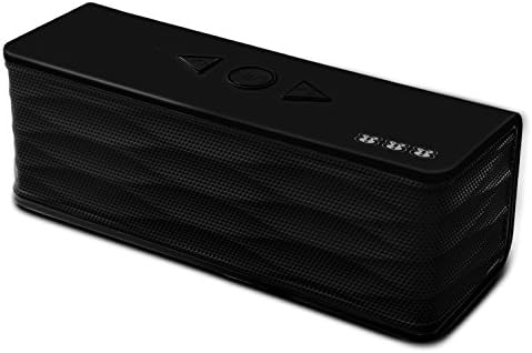 WisePrimate Boomer Bluetooth Speakers | Perfect Speakers for iPod, Cell Phones, iPhone 6, iPhone 6S, iPhone 7, iPod Touch, Samsung Galaxy S5, S6, All Ipads, Microsoft Surface, Windows Tablets - Black