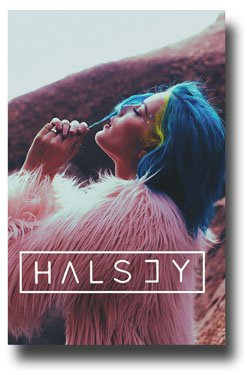 Halsey poster - promo 11 x 17 badlands feather