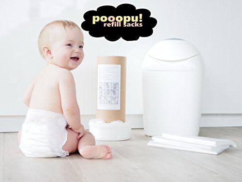 Refill Liner foil for Tommee Tippee Sangenic Simplee, Tec, Twist and Click | Angelcare | Litter Locker II 100m. + Paper Tube Free
