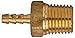 Anderson Metals - 57001-0204 57001 Brass Hose Fitting, Adapter, 1/8