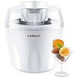 CHULUX Ice Cream Maker Automatic Frozen Yogurt Sorbet Machine with Timer,1.5 Quart Freezer Bowl