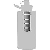 Collapsible Squeeze Bottle Replacement Filter, Water Purifier Replacement Filter for Camping Hiking Cycling Outdoor Sports