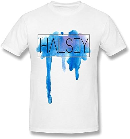 LOHUIOI Men's Digital Music Halsey T-shirt Size XS White