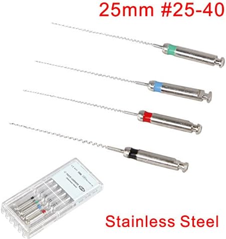 1 Pack Dental Endodontics Root Canal File Paste Carriers Spiral Fillers #25-40