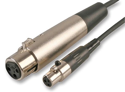 Pro Signal PSG02964 3 Pin XLR Female to Mini XLR Female Lead, 1.5m, Black