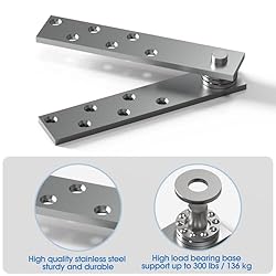 Aglehome Door Pivot Hinge, Hidden Door Hinge for