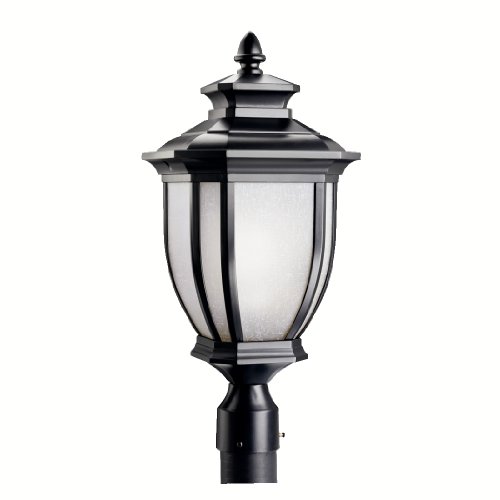 Kichler 9938BK Salisbury Outdoor Post Mount 1-Light, Black
