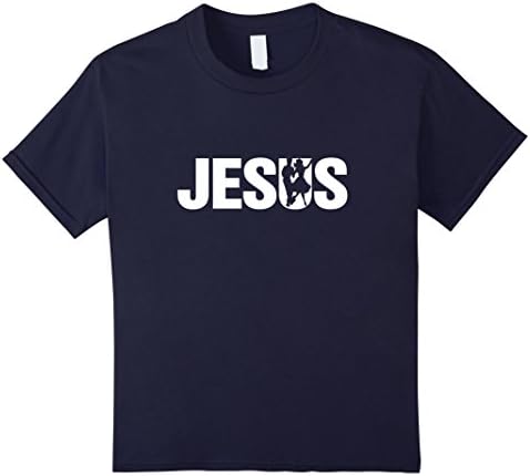 Kids Jesus Christian Dancing Design, Cool Dance Recital TShirt 12 Navy