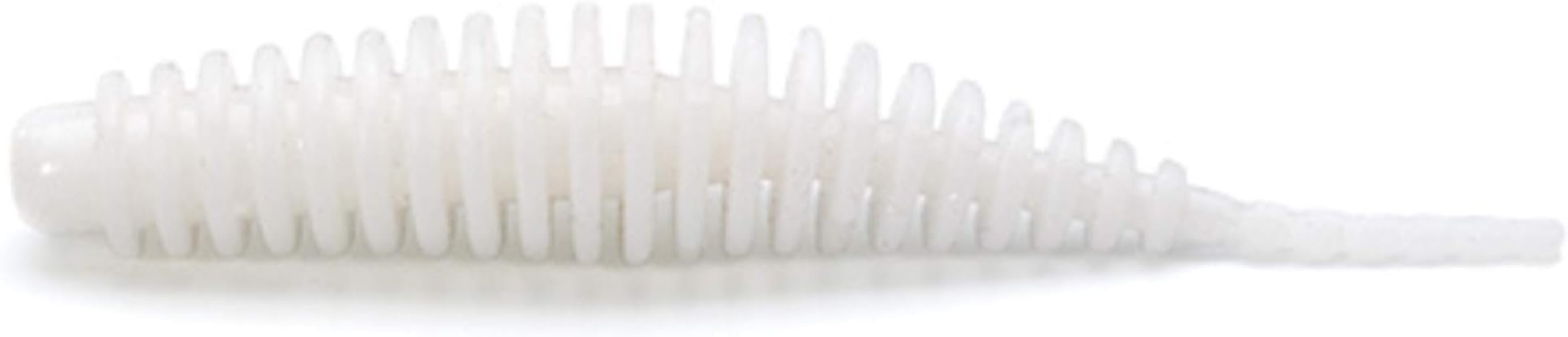 T Fishup Cheese Flavour Softbait for Trout and Bass in 65 mm, Colour: White