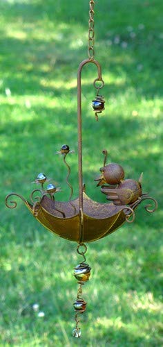 Amazon Com Zaer Ltd Hanging Umbrella Bird Feeder Decorations