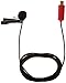 Saramonic SR-GMX1 Platinum Lavalier Clip-on Microphone with Lapel Clip, Foam and Furry Windscreens
