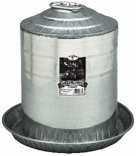 Poultry Waterer, Galvanized ~ Five Gallon Capacity
