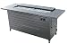 Legacy Heating 56-Inch Outdoor Propane Gas Aluminum Fire Pit Table w/Lava Glass, Hammered Black primary