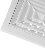 EUROPLAST 100mm Air Vent Cover - Adjustable Grille w/ Flyscreen - White ABS view 5