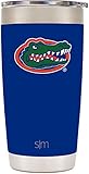 Simple Modern 20oz Cruiser Tumbler - Florida Gators Vacuum Insulated 18/8 Stainless Steel Tailgating Cup Travel Mug - Florida