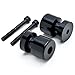 Black Swingarm Spools Sliders 6mm Compatible with Yamaha Motorcycles Sport Bikes R1 R6 FZ8 Black Swingarm Spools Sliders Motorcycle Bobbins