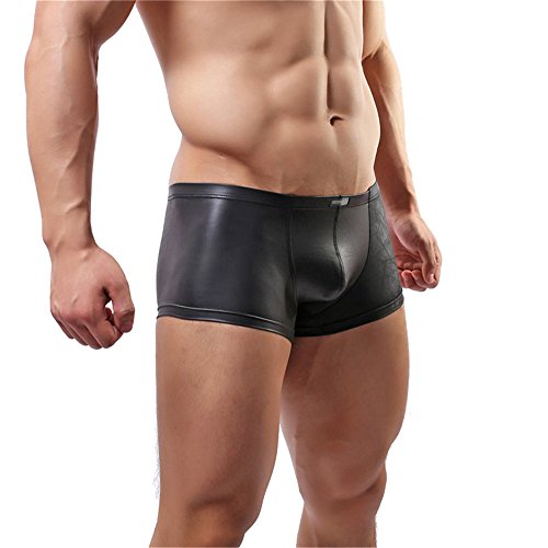 YFD Herren Boxer Slips Unterwäsche Schwarz Dessous Bikini Strings Höschen 3er Pack – Bild 5