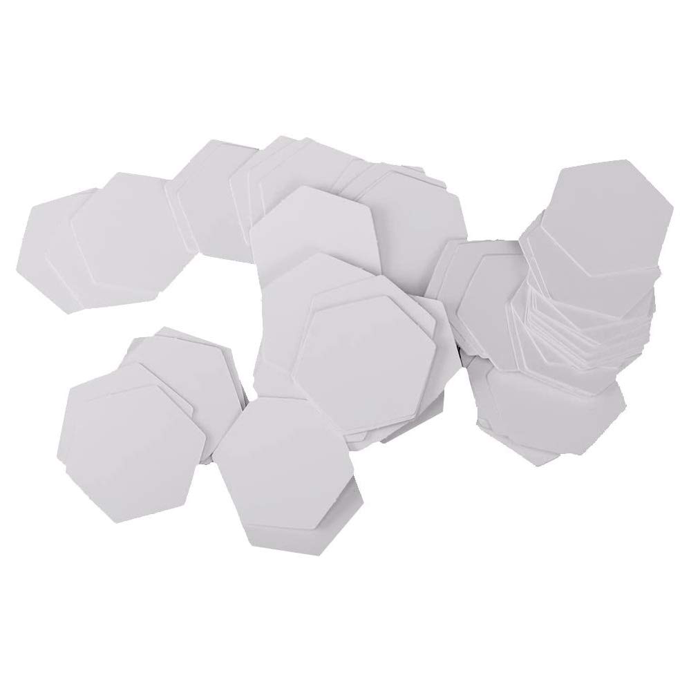 POFET 500pcs Hexagon English Paper Piecing Quilting Templates Craft - 22mm