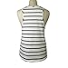 Usstore Vest Tank Tops Vest Stripe Vest T Shirt Casual T-Shirt For Women (M)