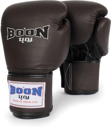 Boon Sport Leather Training Gloves, BN/BK, 16