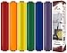 Firefly Craft Rainbow Heat Transfer Vinyl Bundle for Shirts - HTV Vinyl Bundle - Iron On Vinyl for Cricut and Silhouette Transfers - Iron on Vinyl Sheets - 6 Sheets per Pack (12