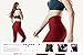 TSLA TM-FYP54-BLK_Small Yoga Pants High-Waist Leggings w Side Pockets FYP54