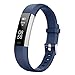 Lintelek Activity Tracker Slim Fitness Tracker Watch, Touch Screen Bluetooth Pedometer Smart Bracelet with Anti-lost Strap for Android Phone or iPhone