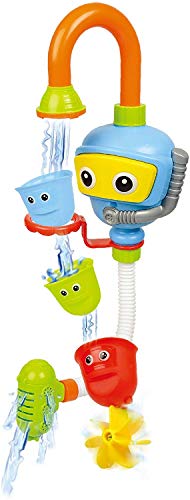 Robot Water Spray Fountain with Pump Action Bath Toy for Baby Sensory ...