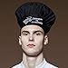 Famgem Chefs Hat Kitchen Adult Cap - Dinner is Embroidery, Adjustable for Mens, Women, Grill, Cooking, Backer, BBQ, Unisex, Black