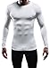 NELEUS Men's Dry Fit Running Compression Shirts 3 Pack,5021,White,US XL,EU 2XL