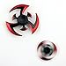 Nesee Creative Finger Spinner,NEW Alloy Hand Spinner Fidget Focus Toy Stress Reducer Relieve EDC Focus Gyro (1, Red)