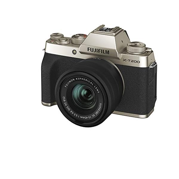 FUJIFILM X-T200 Systemkamera Champagner-Gold mit XC15-45mmF3.5-5.6 OIS PZ Kit – Bild 3