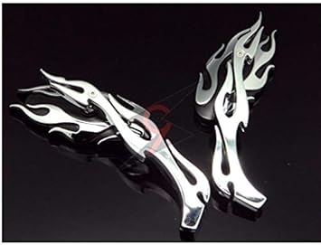 Amazon Co Jp 激レア オーバル バイク カスタムバックミラー Honda Yamaha Suzuki Kawasaki 汎用 アメリカン 希少 クローム仕上げ スクーター スポーツ アウトドア