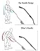 Exact Design Sand Flea Rake, Anodized Aluminum Removable 58” Long Handle, 16-Inches Wide Basket, Sharp Teeth, Curved Handle Design