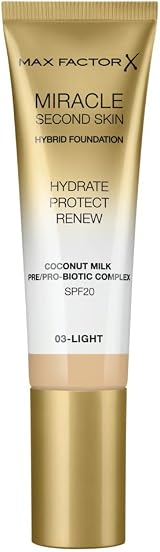 Max Factor Miracle Touch Second Skin Foundation Light 30 ml