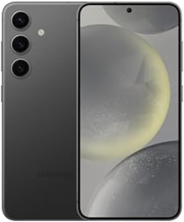 Samsung Galaxy S24 5G (128GB) AI Enabled, 120 Hz AMOLED Display, 50MP Camera, 8K Video, Nightography, Unlocked Onyx Black (Renewed)