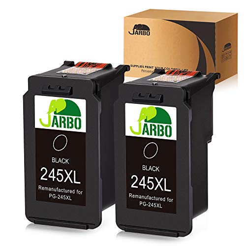 JARBO Remanufactured for Canon PG-245XL PG-245 245 245XL 245 XL Black Ink Cartridge, 2 Black, High Yield, for Canon PIXMA MG2520 MG2920 MG2922 MG2924 MG2420 MG2522 MG2525 MG3020 MG2555 MX490 MX49 - Thumbnail 6