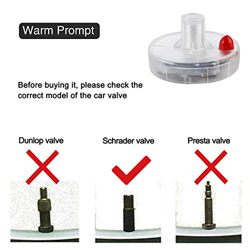 Car Tire Wheel Lights, Set of 4 Solar Car Wheel Tire Air Valve Cap Light with Motion Sensors Colorful LED Tire Light Gas Nozzle Cap Motion Sensors for Car Motorcycles Bike- Shipped from United States