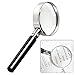 Handheld 10X Magnifier Magnifying Glass with Handle Best Gifts for Seniors